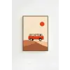  Wallity Decorative Framed MDF Painting Multicolor Lmnmdlkahve43