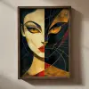  Wallity Decorative Framed MDF Painting Multicolor TUN079-XL