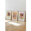Wallity Decorative Painting Set (3 Pieces) Multicolor Ç-300375 - 5070
