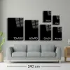  Wallity Decorative Tempered Glass Painting Multicolor Hhlzvh019 - 30 x 40