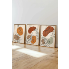  Wallity Dekoratív Képszett (3 darabos) Többszínű Ç-300666 - 5070 grafika, keretezett kép
