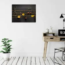  Wallity Dekoratív Vászonkép Többszínű DC406 grafika, keretezett kép