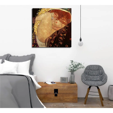 Wallity Gustav Klimt Dekoratív vászonfestmény, 45x45 cm, Keretezett dekoráció