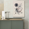 Wallity Kandinsky dekoratív vászonfestmény, 70x100 cm, Velúr
