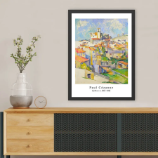 Wallity Keretes Díszfestmény, 35x45 cm, Fakeret dekoráció