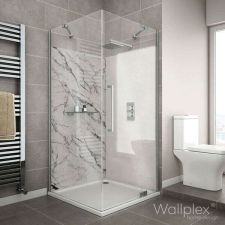 Wallplex fürdőszobai dekorpanel Fehér márvány 120 cm x 200 cm tapéta, díszléc és más dekoráció