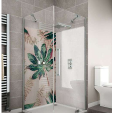  Wallplex fürdőszobai dekorpanel Pasztell pálmalevél 120 cm x 200 cm tapéta, díszléc és más dekoráció