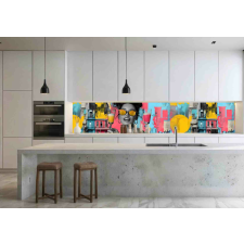  Wallplex konyhahátfal Happy Coctail tapéta, díszléc és más dekoráció