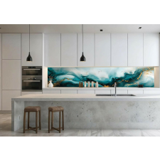  Wallplex konyhahátfal Kék Márvány tapéta, díszléc és más dekoráció