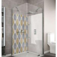 Wallplex Wallplex fürdőszobai dekorpanel Trópusi levelek 120 cm x 200 cm tapéta, díszléc és más dekoráció