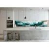 Wallplex Wallplex konyhahátfal Kék Márvány