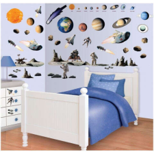  Walltastic room Space adventure dekor matrica szett 69 db-os gyerekszoba dekoráció
