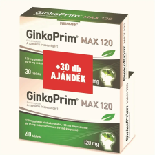 Walmark ginkoprim max 120 mg tabletta 60+30 90 db vitamin és táplálékkiegészítő