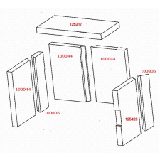  Wamsler Primo samott garnitúra hűtés, fűtés szerelvény