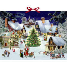  Wandkalender - Weihnachten im Dorf naptár, kalendárium