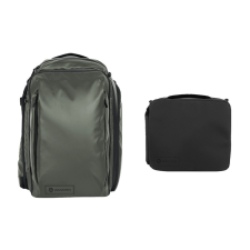  WANDRD Transit Hátizsák - 35L Fotós Táska (zöld) + Camera Cube fotós táska, koffer