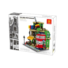 Wange 6313 BBQ Étterem Építőjáték - Párizs, 1922 db barkácsolás, építés