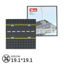 Wange ® 905 - DUPLO kompatibilis építőjáték alaplap - 12x12 - egyenes út építkezés