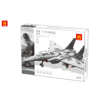 Wange - F-15 Eagle vadászgép építőjáték készlet barkácsolás, építés