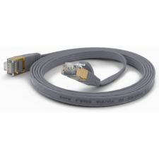 WANTEC Patchkabel FTP  CAT6      q=1,6x6,5mm    0,20m grau (7072) kábel és adapter