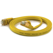 WANTEC Patchkabel FTP  CAT6      q=1,6x6,5mm    1,00m gelb (7061) kábel és adapter