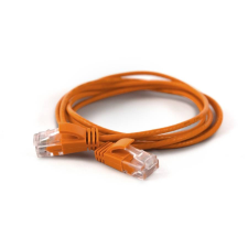 WANTEC UTP CAT6a Patch kábel 2m - Narancssárga kábel és adapter