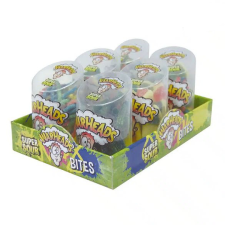 Warheads Super Sour Bites savanyú gumicukor falatkák 80g csokoládé és édesség