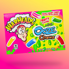 Warheads Warheads Ooze Chewz savanyú-gyömölcsös töltött cukorka 99g csokoládé és édesség