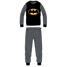 Warner Bros Batman férfi vékony pamut pizsama - jersey pizsama - fekete-sötétszürke - S