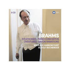 Warner Classics Nikolaus Harnoncourt, Rudolf Buchbinder - Brahms: Symphonies, Piano Concertos, Obertures, Haydn Variations (Cd) klasszikus