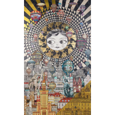  WARSAW GIRL 110x174 cm grafika, keretezett kép