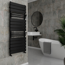 Wasserburg PLANA PLUS BLACK Törölközőszárító radiátor 128,8x50 fűtőtest, radiátor