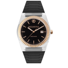 WATCHPEOPLE WP1 - Fekete, rozé arany, unisex karóra - 41 mm - (700405) karóra