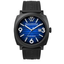 WATCHPEOPLE WP2 - Fekete, kék, férfi karóra - 45 mm - (700992) karóra