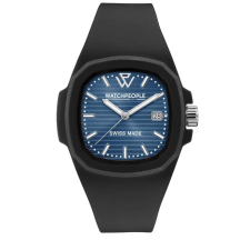 WATCHPEOPLE WP4 - Fekete időtlen kék, férfi karóra - 44 mm - (700333) karóra