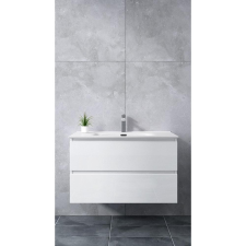 Water Fun Catania White fürdőszoba szekrény mosdóval 80cm fürdőszoba bútor
