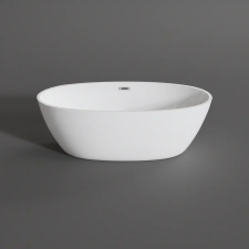 Water Fun OVAL || szabadon álló fürdőkád, fehér, 170x80x58 cm kád, zuhanykabin