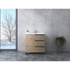 Water Fun Torino Sonoma fürdőszoba szekrény mosdóval 70cm fürdőszoba bútor