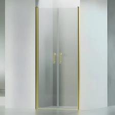 Water Fun Westy || Gold 110 kétszárnyú nyíló zuhanyajtó, 195cm, 6mm, NANO kád, zuhanykabin