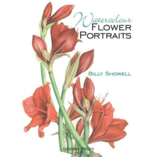  Watercolour Flower Portraits idegen nyelvű könyv