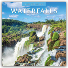  Waterfalls - Wasserfälle 2026 - 16-Monatskalender (Kalendář/Diář) naptár, kalendárium