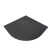 WaterFun Cagliari Black 90x90x2,6 cm íves, SMC zuhanytálca