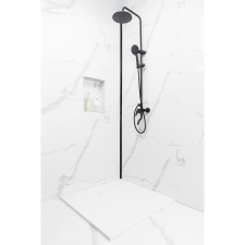 WaterFun Cagliari White 80x100x2,6 cm szögletes, SMC zuhanytálca kád, zuhanykabin