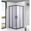 WaterFun Toulon Black zuhanykabin 100*100 190cm, 6mm