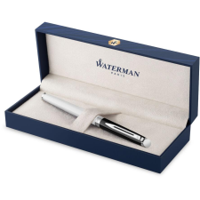 Waterman Füllfederhalter Hémisphère Blocking BW C.C.Blau F Geschenkbox (2202843) toll