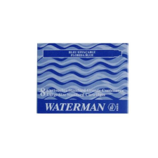Waterman Töltőtoll patron, WATERMAN, kék tollbetét