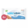 WaterWipes 6x WATERWIPES Nedves törlőkendők, műanyagmentes 60 db ( 360 db )