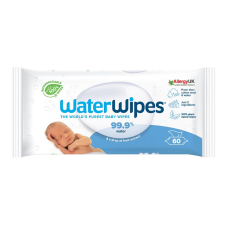 WaterWipes WATERWIPES Nedves törlőkendők, műanyagmentes 60 db tisztító- és takarítószer, higiénia