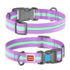  WAUDOG Nylon, Reflective Dog collar (XL) - nyakörv, nylon (QR kódos, fényvisszaverő csíkkal, lila) k