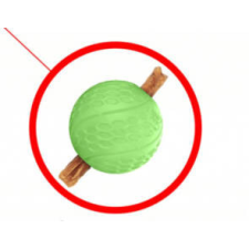 WAUDOG Snack Ball | Jutalomfalat adagoló labda (foszforeszkál) kutyák részére - 7 cm játék kutyáknak